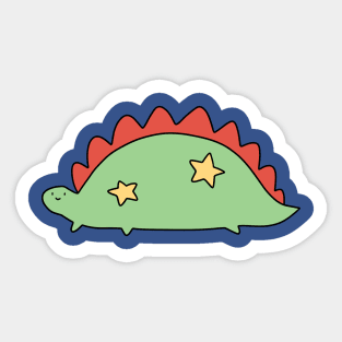 Star Stegosaurus Sticker